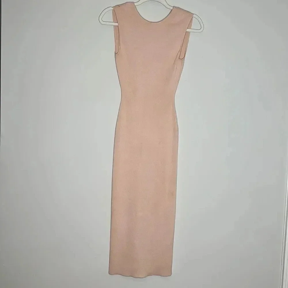 Zara Knit Open Back Dress - Picture 3 of 9